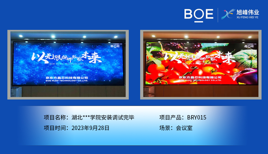隨州湖北**學院會議室BRY015安裝調試完畢（1）